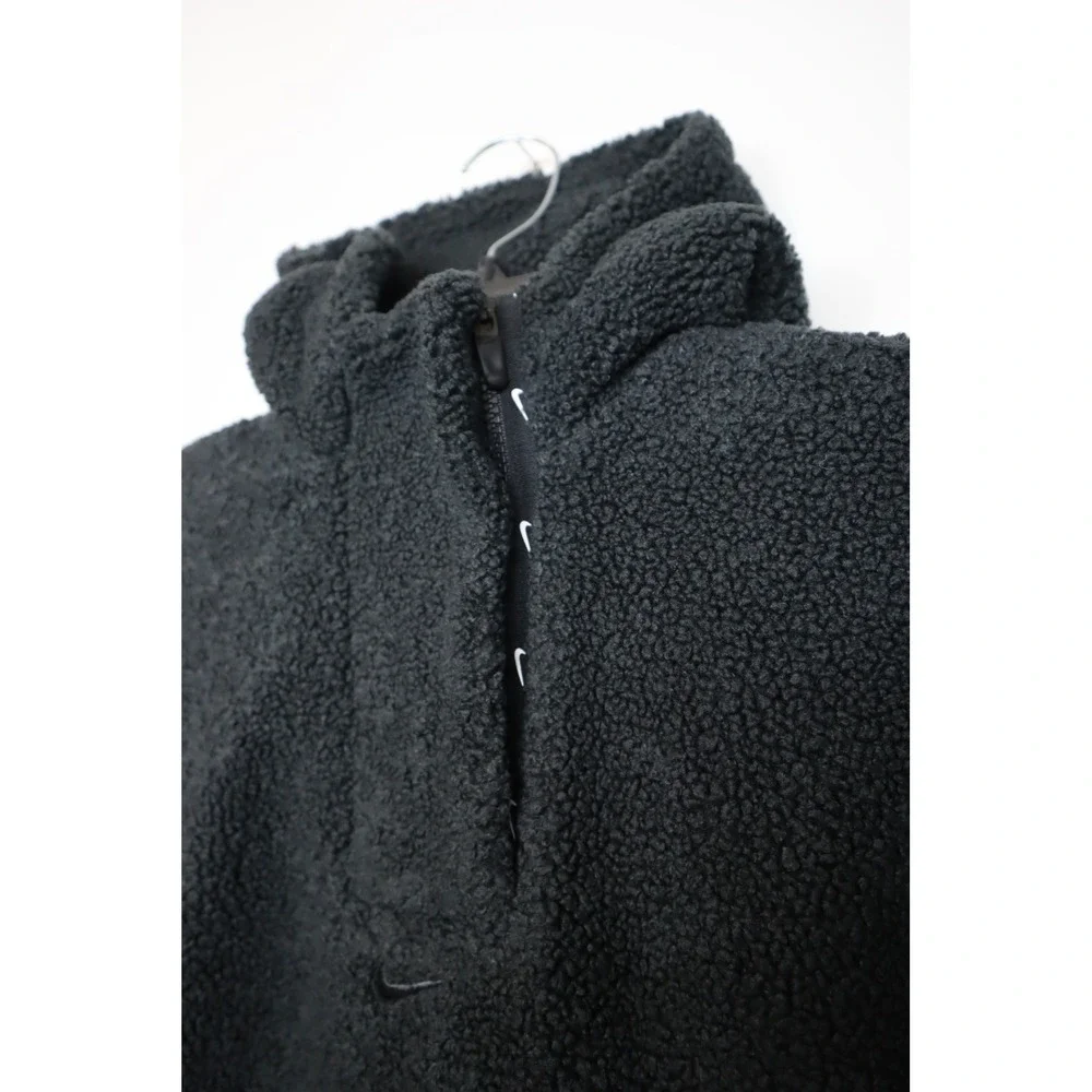 Nike | Junior's‎ Girl's High-Pile Fleece Therma-FIT Jacket, Black, Size Medium